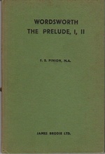 Wordsworth:  The Prelude, Books I, II