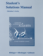 Student's Solutions Manual Elementary and Intermediate Algebra:  Concepts and Applications